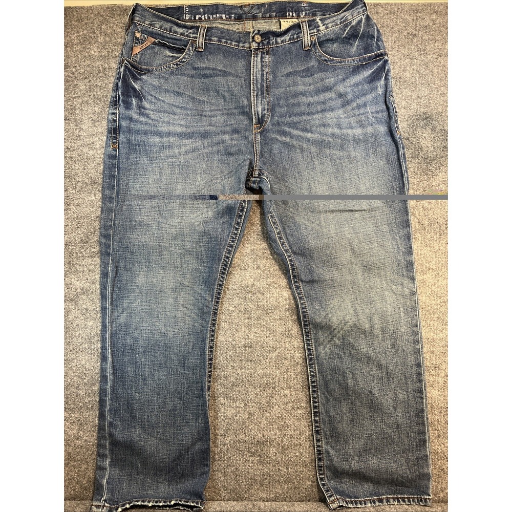 Ariat Men's M4 Low Rise Relaxed Bootcut Jeans 44x32 Scoundrel Wash 10008403